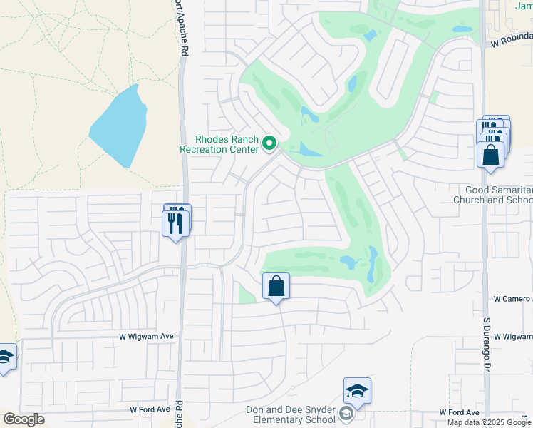 map of restaurants, bars, coffee shops, grocery stores, and more near 188 Broken Putter Way in Las Vegas