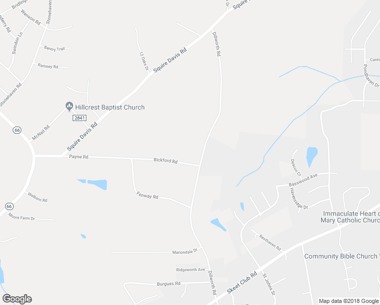 map of restaurants, bars, coffee shops, grocery stores, and more near 401 Dilworth Road in Kernersville