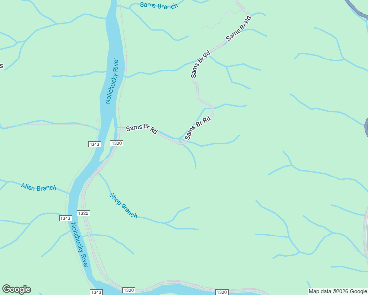 map of restaurants, bars, coffee shops, grocery stores, and more near 1231 Sams Bridge Road in Green Mountain