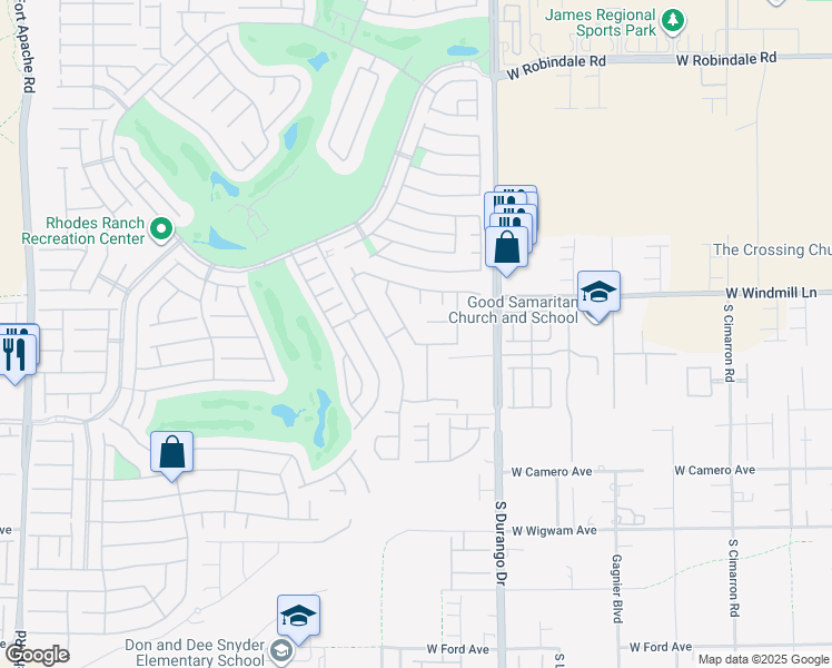 map of restaurants, bars, coffee shops, grocery stores, and more near 482 Dynacraft Street in Las Vegas