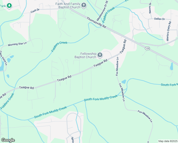 map of restaurants, bars, coffee shops, grocery stores, and more near 1050 Teague Road in Winston-Salem