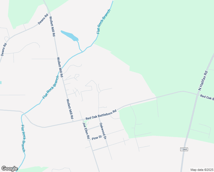 map of restaurants, bars, coffee shops, grocery stores, and more near 5258 Barnhill Farm Road in Red Oak