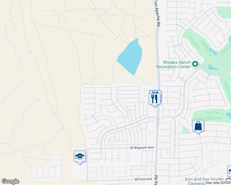 map of restaurants, bars, coffee shops, grocery stores, and more near 439 Royal Bridge Drive in Las Vegas