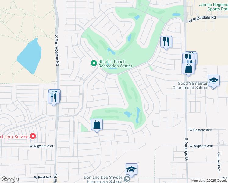 map of restaurants, bars, coffee shops, grocery stores, and more near 72 Broken Putter Way in Las Vegas
