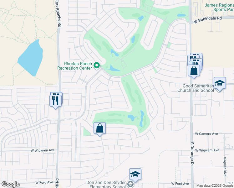 map of restaurants, bars, coffee shops, grocery stores, and more near 72 Broken Putter Way in Las Vegas