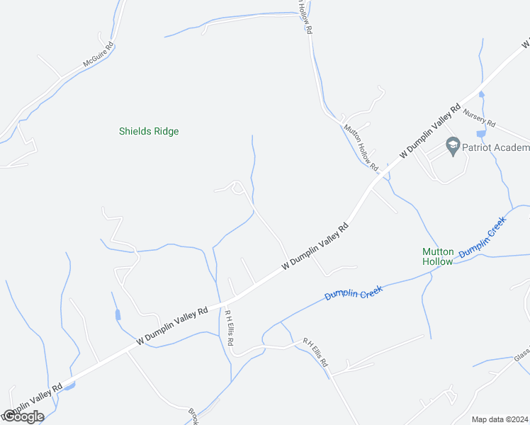 map of restaurants, bars, coffee shops, grocery stores, and more near 644 Valley Creek Road in Jefferson City