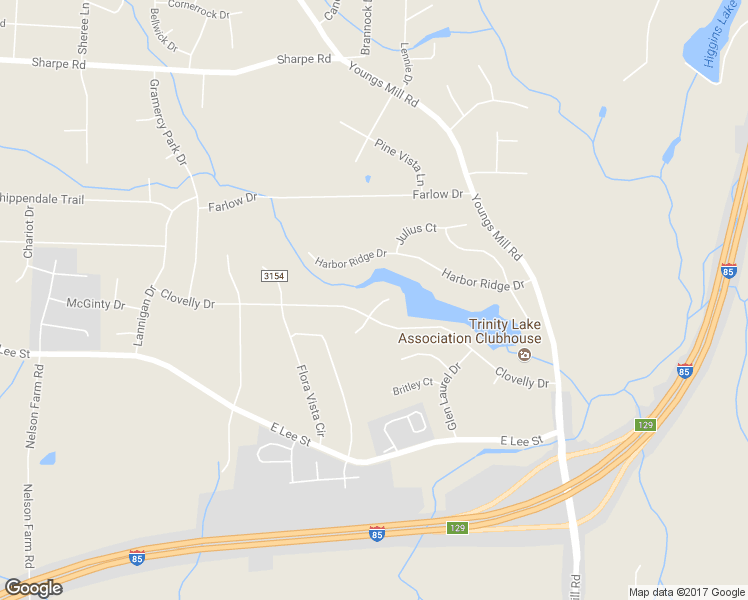 map of restaurants, bars, coffee shops, grocery stores, and more near 2206 Cabin Court in Greensboro
