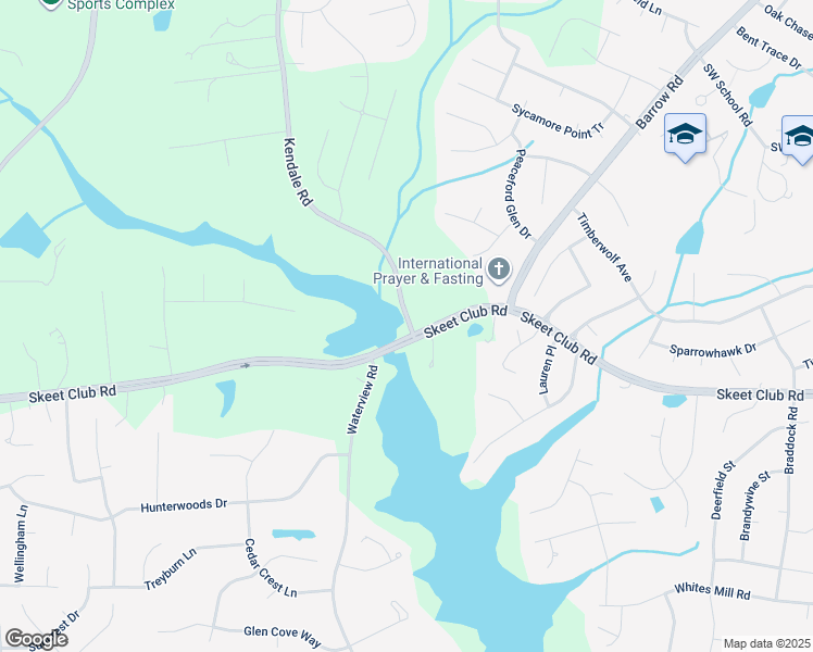 map of restaurants, bars, coffee shops, grocery stores, and more near in High Point