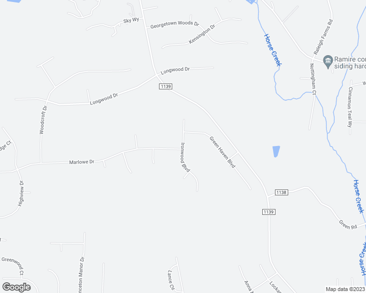 map of restaurants, bars, coffee shops, grocery stores, and more near 140 Ironwood Boulevard in Youngsville