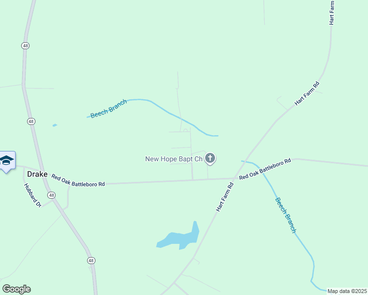 map of restaurants, bars, coffee shops, grocery stores, and more near Jones Street in Nash County
