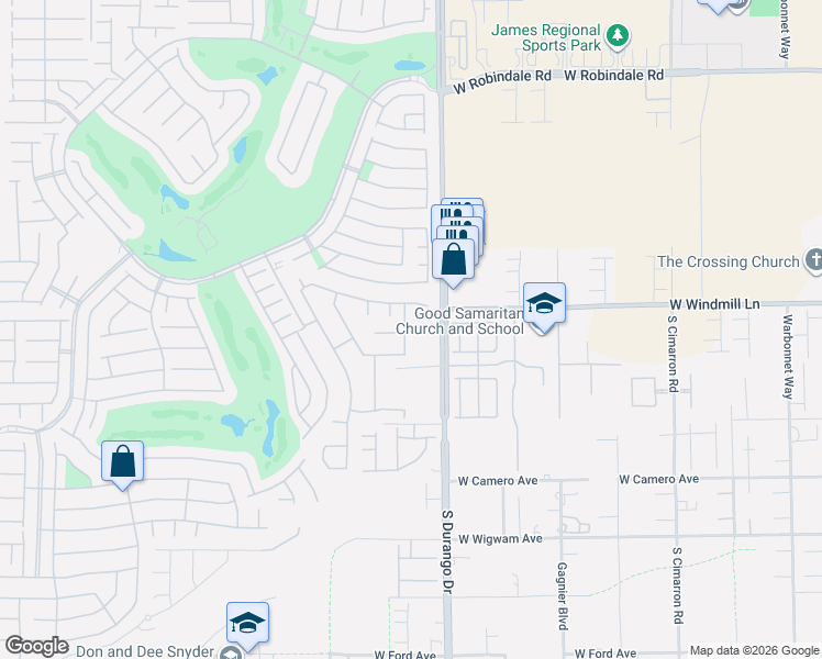 map of restaurants, bars, coffee shops, grocery stores, and more near 422 Pure Rain Court in Las Vegas