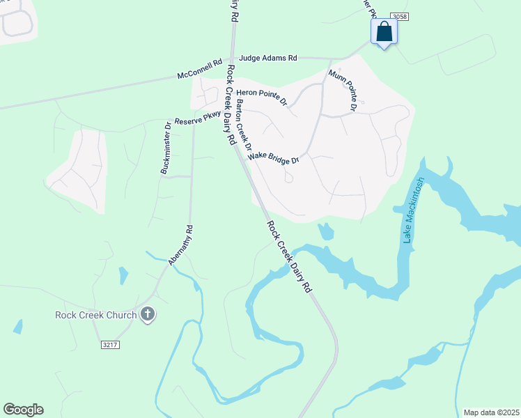 map of restaurants, bars, coffee shops, grocery stores, and more near 1434 Rock Creek Dairy Road in Whitsett