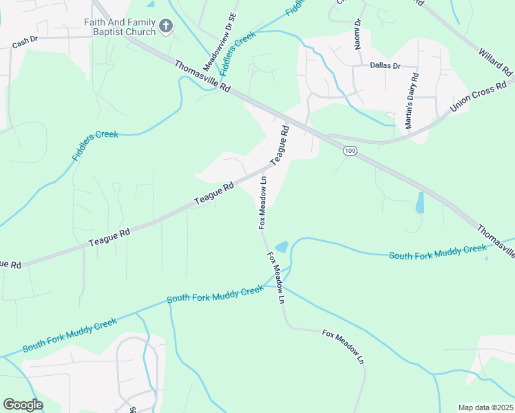 map of restaurants, bars, coffee shops, grocery stores, and more near 4114 Fox Meadow Lane in Winston-Salem