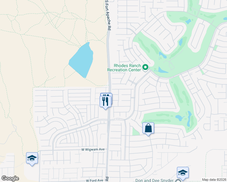 map of restaurants, bars, coffee shops, grocery stores, and more near 371 Botanic Gardens Drive in Las Vegas