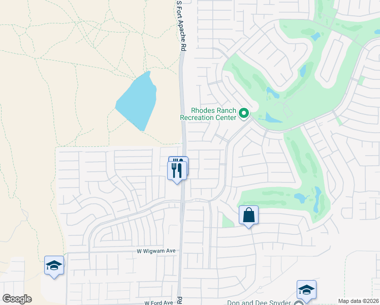 map of restaurants, bars, coffee shops, grocery stores, and more near 371 Botanic Gardens Drive in Las Vegas