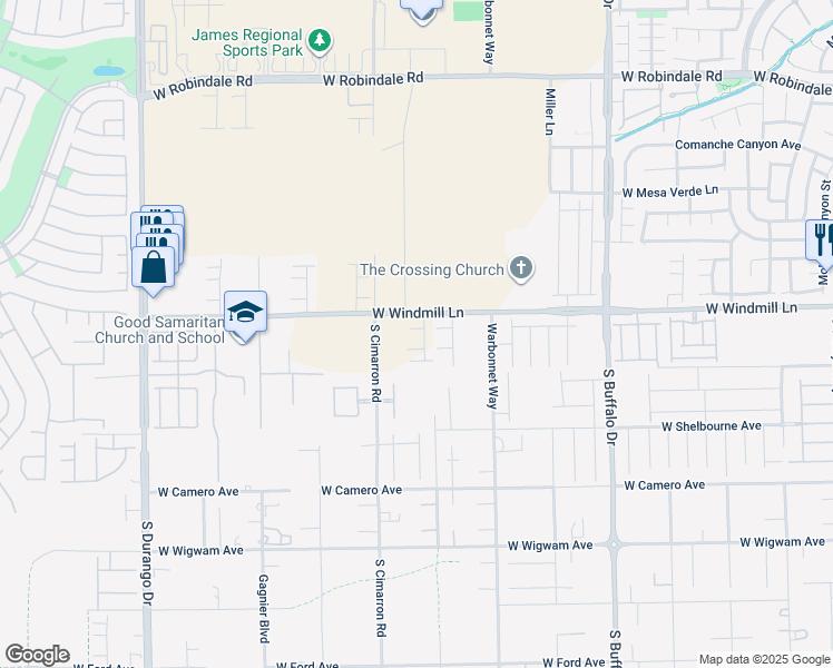 map of restaurants, bars, coffee shops, grocery stores, and more near 8127 Bearpoppy Court in Las Vegas