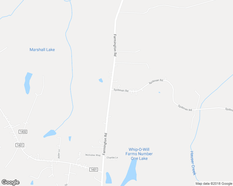 map of restaurants, bars, coffee shops, grocery stores, and more near 2600 Farmington Road in Mocksville