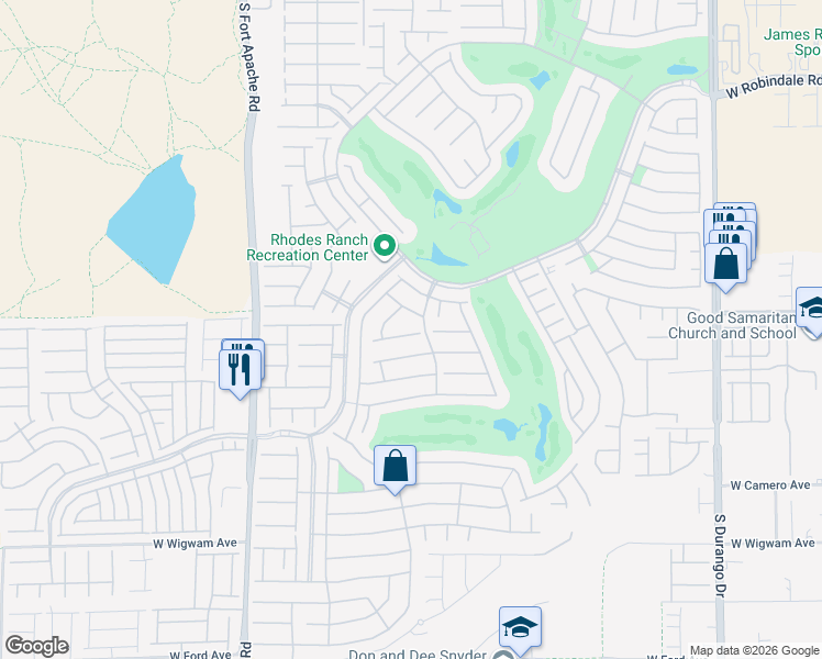 map of restaurants, bars, coffee shops, grocery stores, and more near 402 Hidden Hole Drive in Las Vegas