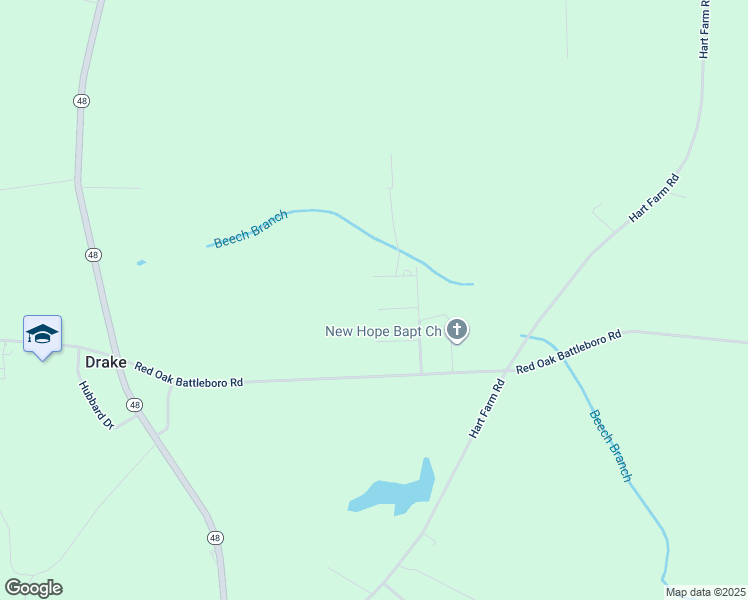 map of restaurants, bars, coffee shops, grocery stores, and more near Jones Street in Nash County