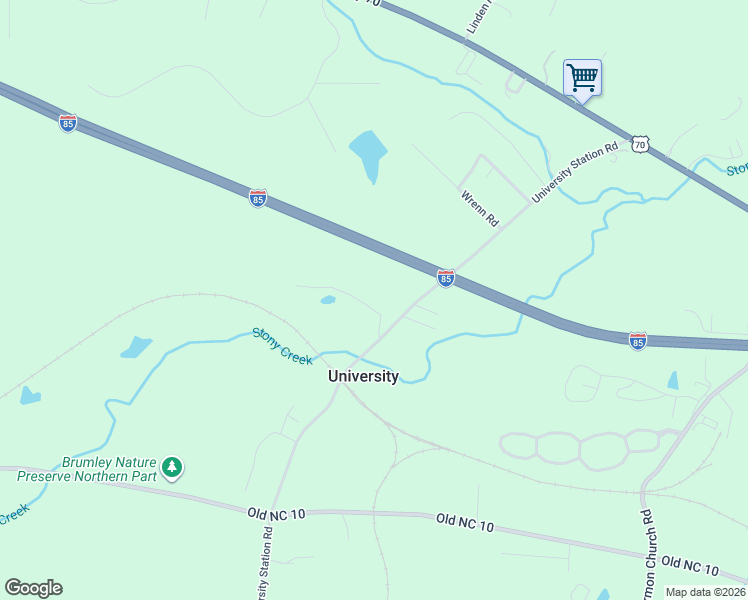 map of restaurants, bars, coffee shops, grocery stores, and more near 4208 Station Road in Durham