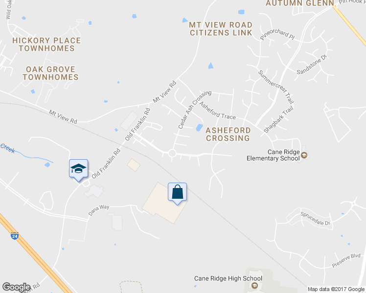 map of restaurants, bars, coffee shops, grocery stores, and more near 1800 Rosander Lane in Nashville