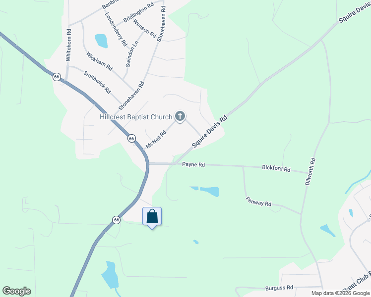 map of restaurants, bars, coffee shops, grocery stores, and more near 1825 Squire Davis Road in Kernersville