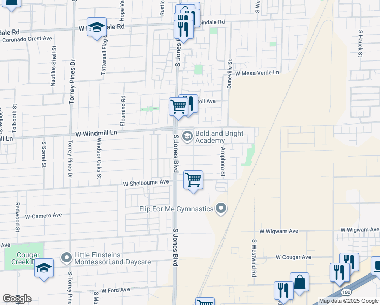 map of restaurants, bars, coffee shops, grocery stores, and more near 6014 Pirates Delight Avenue in Las Vegas