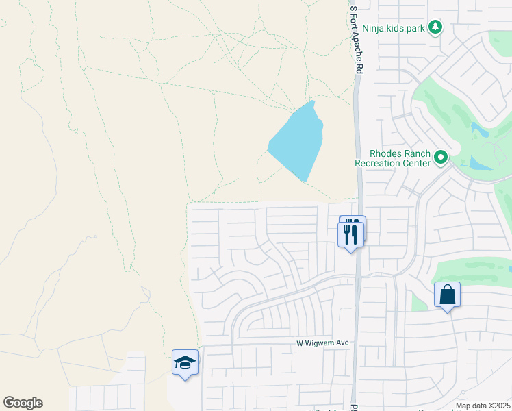 map of restaurants, bars, coffee shops, grocery stores, and more near 650 Chepstow Avenue in Las Vegas