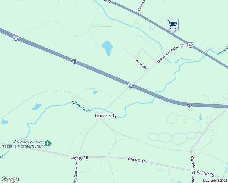 map of restaurants, bars, coffee shops, grocery stores, and more near 4208 Station Road in Durham