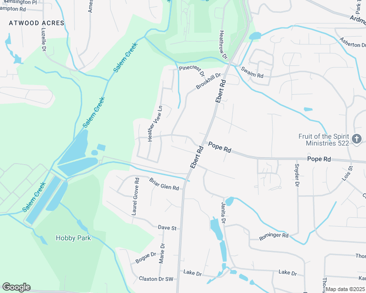 map of restaurants, bars, coffee shops, grocery stores, and more near 3127 Lauren Hill Court in Winston-Salem