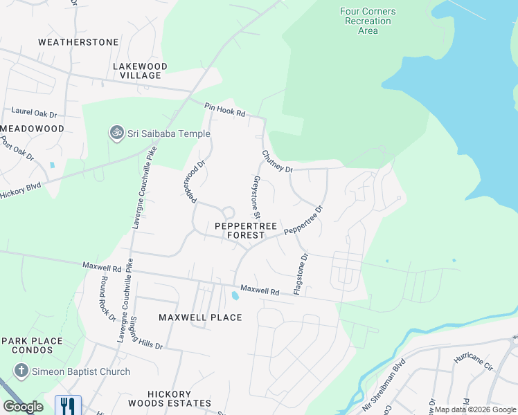 map of restaurants, bars, coffee shops, grocery stores, and more near 4737 Greystone Street in Nashville