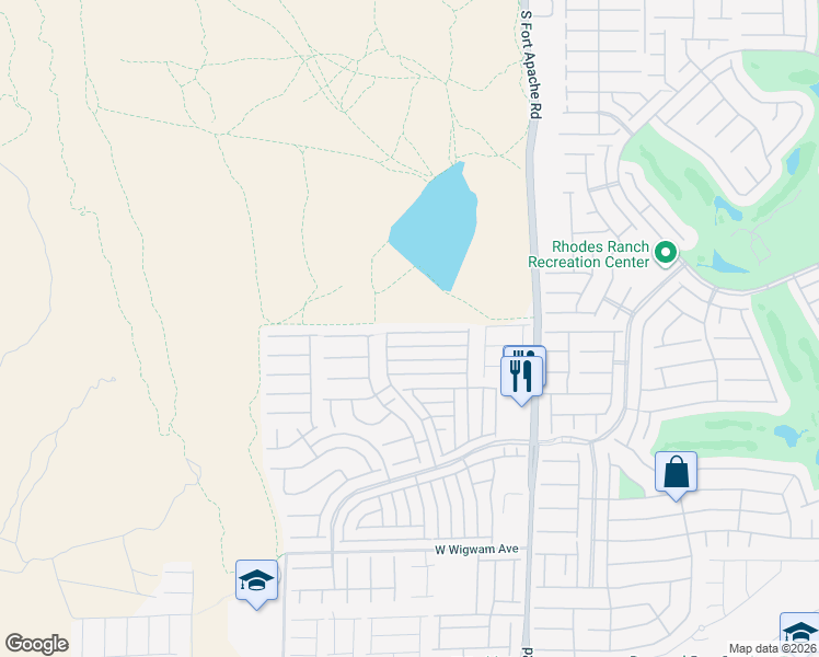 map of restaurants, bars, coffee shops, grocery stores, and more near 592 Beckton Park Avenue in Las Vegas