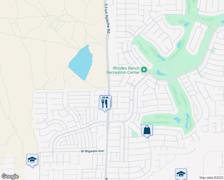 map of restaurants, bars, coffee shops, grocery stores, and more near 372 Botanic Gardens Drive in Las Vegas