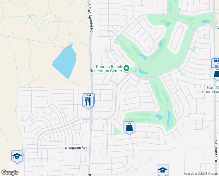 map of restaurants, bars, coffee shops, grocery stores, and more near 242 Botanic Gardens Drive in Las Vegas