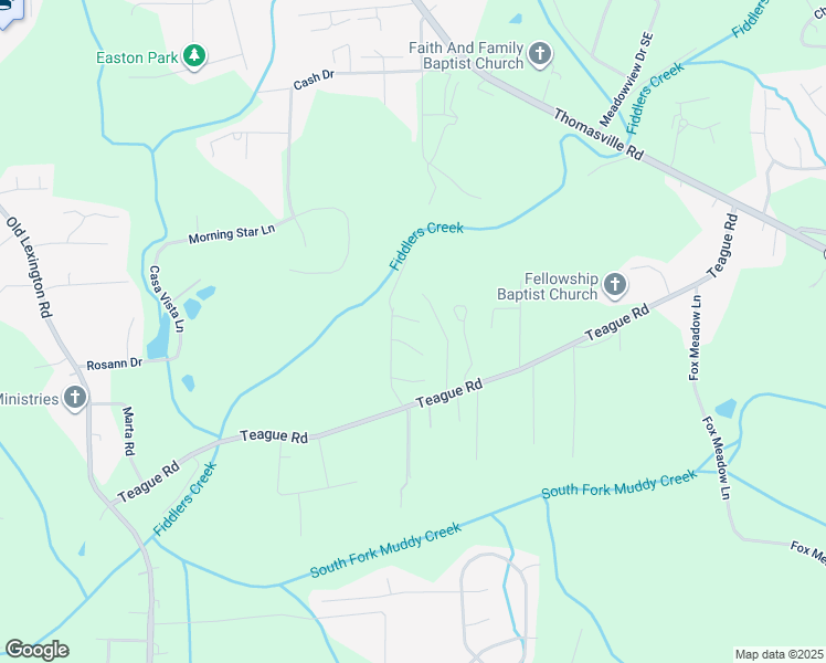 map of restaurants, bars, coffee shops, grocery stores, and more near 1024 Cedar Place Court in Winston-Salem