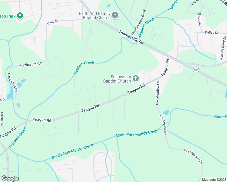 map of restaurants, bars, coffee shops, grocery stores, and more near 105 Southoak Drive in Winston-Salem