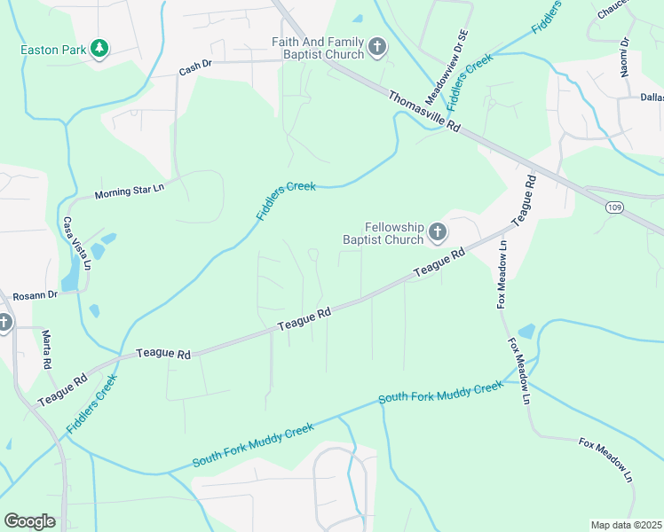 map of restaurants, bars, coffee shops, grocery stores, and more near 150 South Oak Court in Winston-Salem