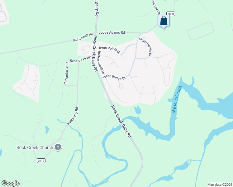 map of restaurants, bars, coffee shops, grocery stores, and more near 6712 Centerville Court in Whitsett
