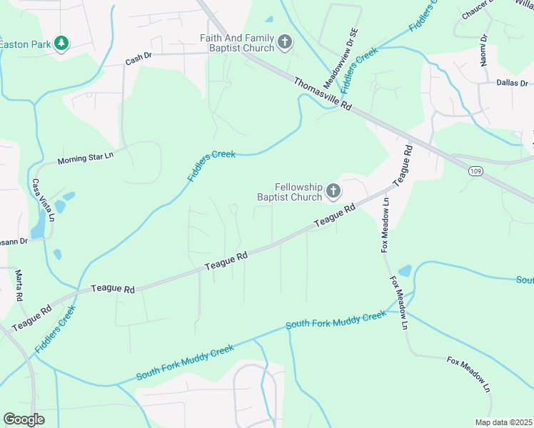 map of restaurants, bars, coffee shops, grocery stores, and more near 124 Southoak Drive in Winston-Salem