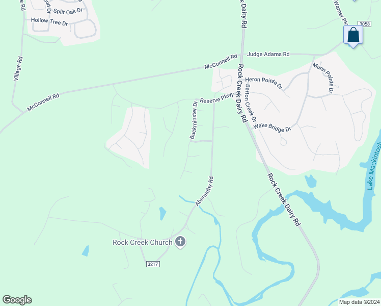 map of restaurants, bars, coffee shops, grocery stores, and more near 2007 Buckminster Drive in Whitsett
