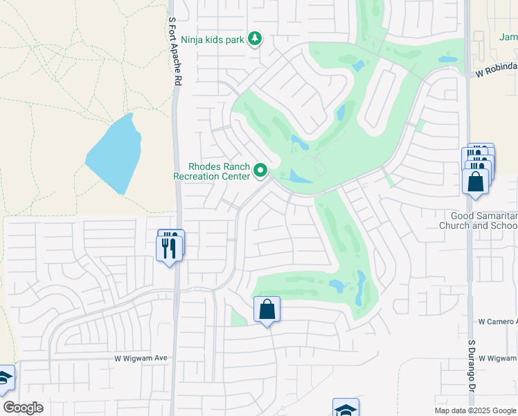 map of restaurants, bars, coffee shops, grocery stores, and more near 402 Hidden Hole Drive in Las Vegas