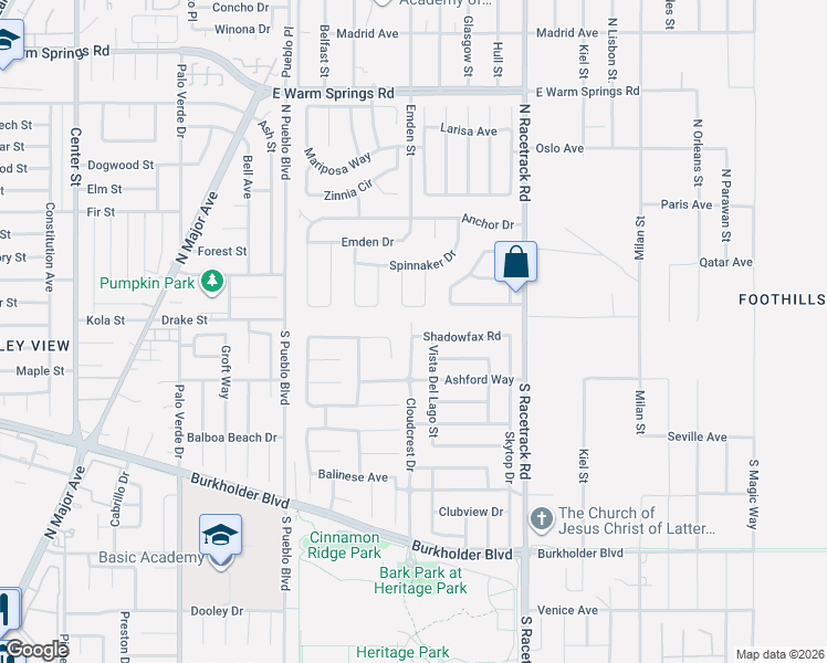 map of restaurants, bars, coffee shops, grocery stores, and more near 931 Clipper Drive in Henderson