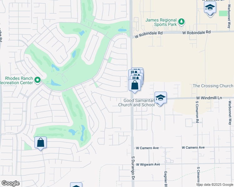 map of restaurants, bars, coffee shops, grocery stores, and more near 311 Tayman Park Avenue in Las Vegas
