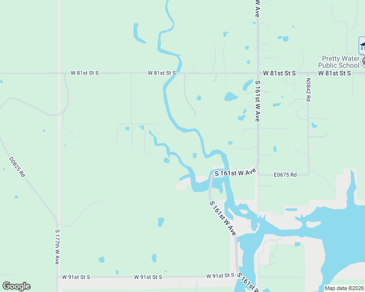 map of restaurants, bars, coffee shops, grocery stores, and more near 16930 West 84th Street South in Sapulpa