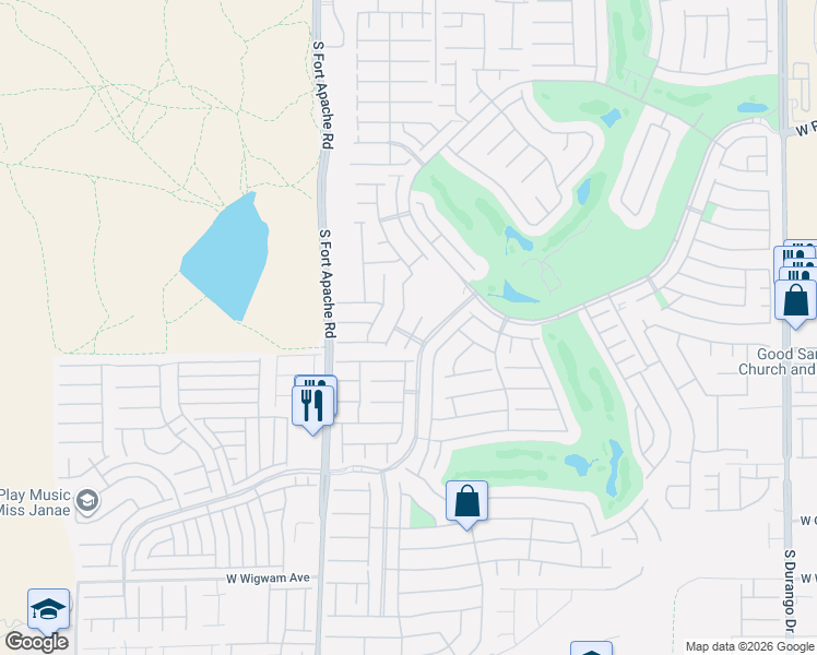 map of restaurants, bars, coffee shops, grocery stores, and more near 349 Dogleg Drive in Las Vegas