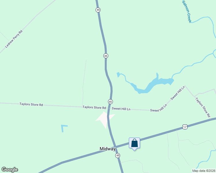 map of restaurants, bars, coffee shops, grocery stores, and more near 200-398 Highway 45 in Merry Hill