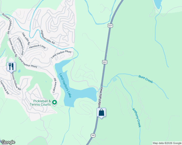 map of restaurants, bars, coffee shops, grocery stores, and more near 1 Lady Slipper Loop in Newland