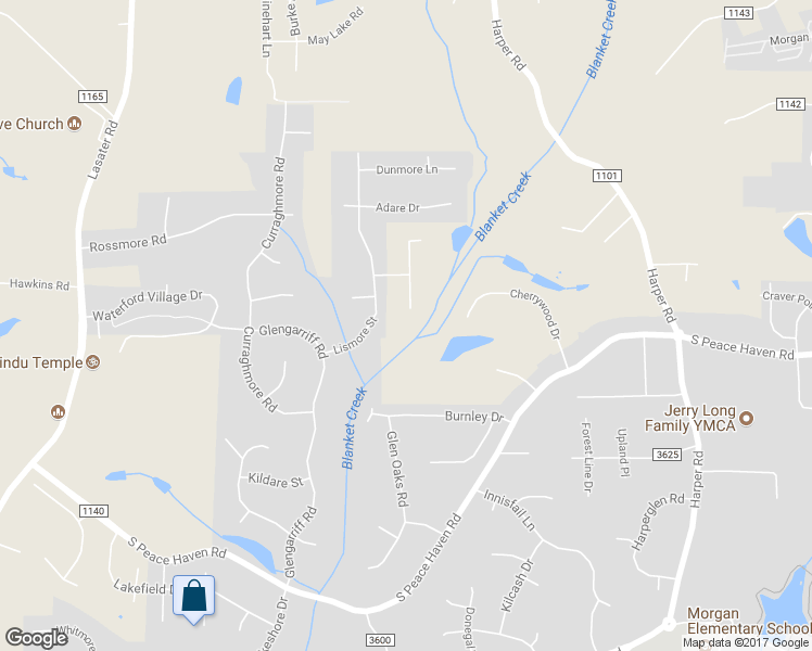 map of restaurants, bars, coffee shops, grocery stores, and more near 105 Ashbourne Lake Court in Clemmons