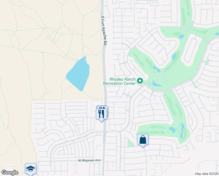 map of restaurants, bars, coffee shops, grocery stores, and more near 317 Fringe Ruff Drive in Las Vegas