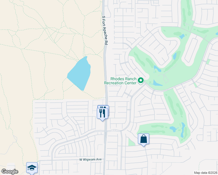 map of restaurants, bars, coffee shops, grocery stores, and more near 317 Fringe Ruff Drive in Las Vegas